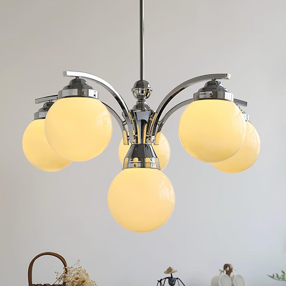 Lustra Chandelier en Verre Rose - Neutralighting