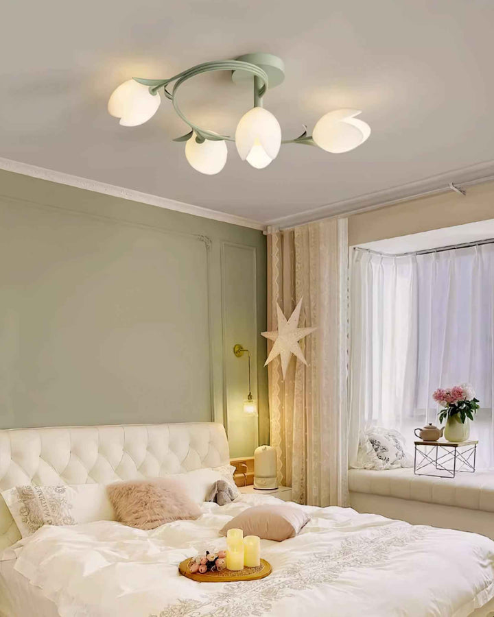Vale Métal 30cm Blanc LED