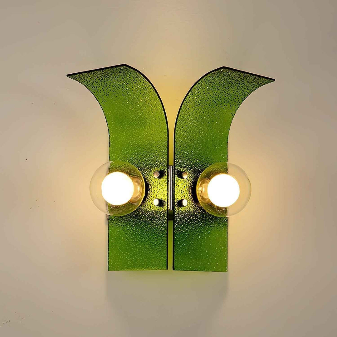 Plafonnier Virelli Verre 18cm Vert LED 5W