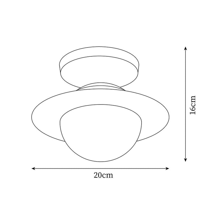 Zephora Plafonnier Moderne en Verre Ludique - Neutralighting