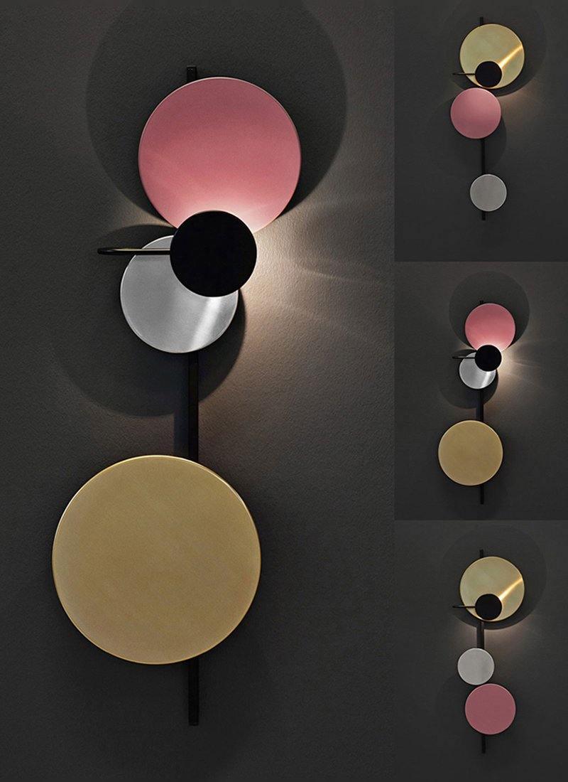 Lustra Lampe Murale Artistique à Disques Magnétiques - Neutralighting