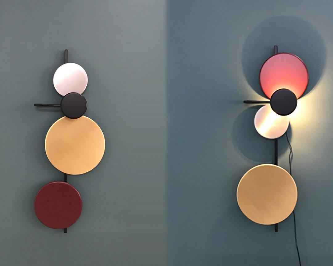 Lustra Métal 18cm Vert LED