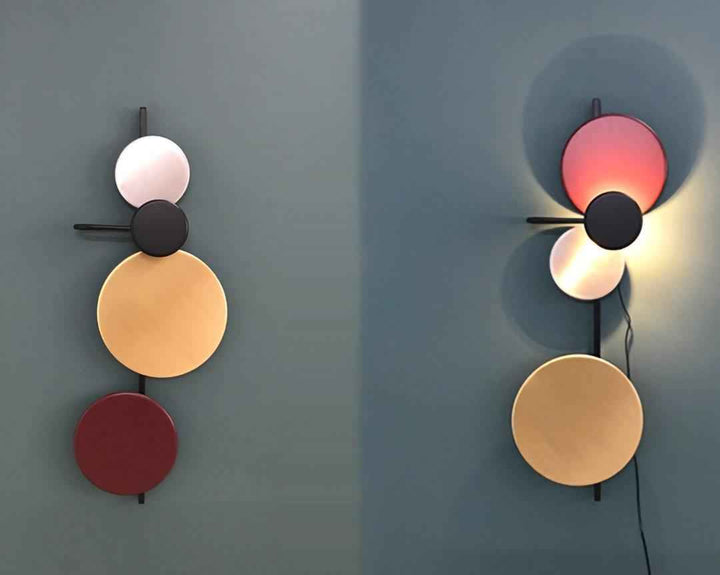 Lustra Métal 18cm Vert LED