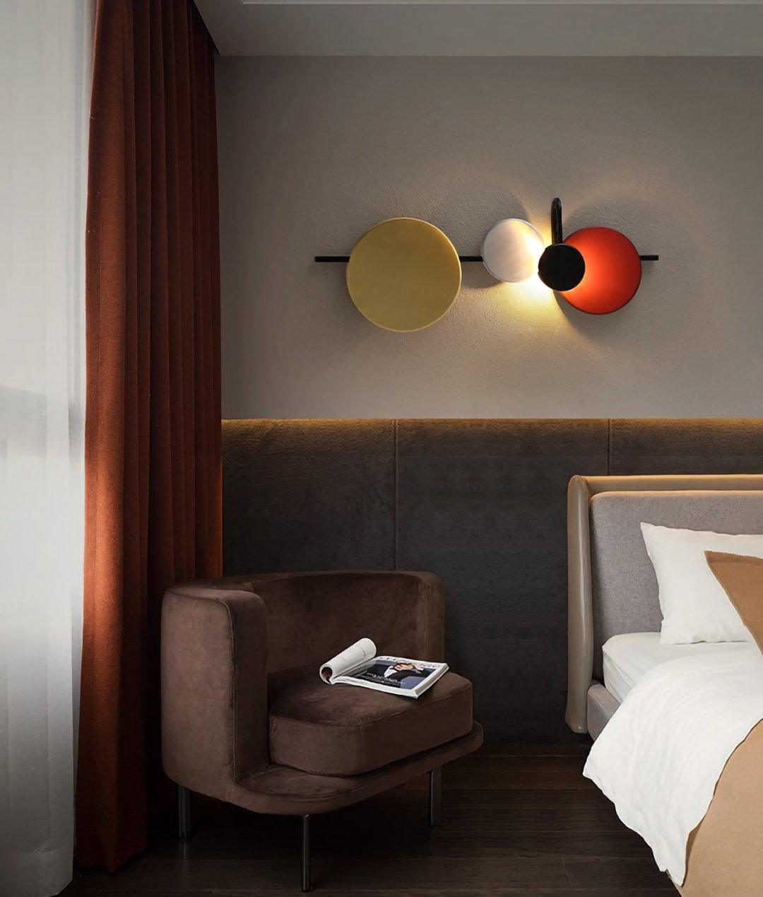 Lustra Lampe Murale Artistique à Disques Magnétiques - Neutralighting
