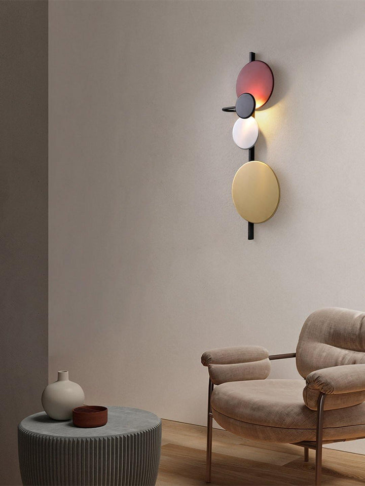 Lustra Lampe Murale Artistique à Disques Magnétiques - Neutralighting