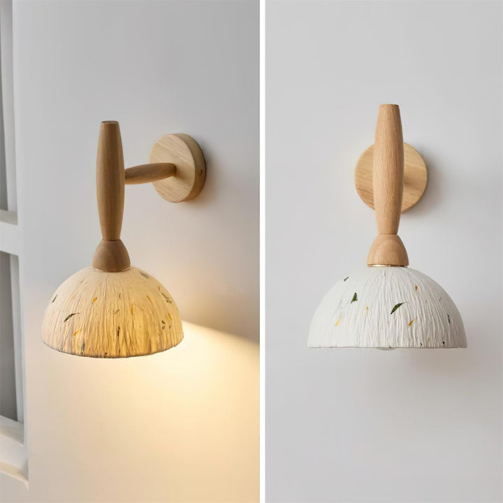 Playa Applique Murale en Bois Papier de Riz Bois - Neutralighting