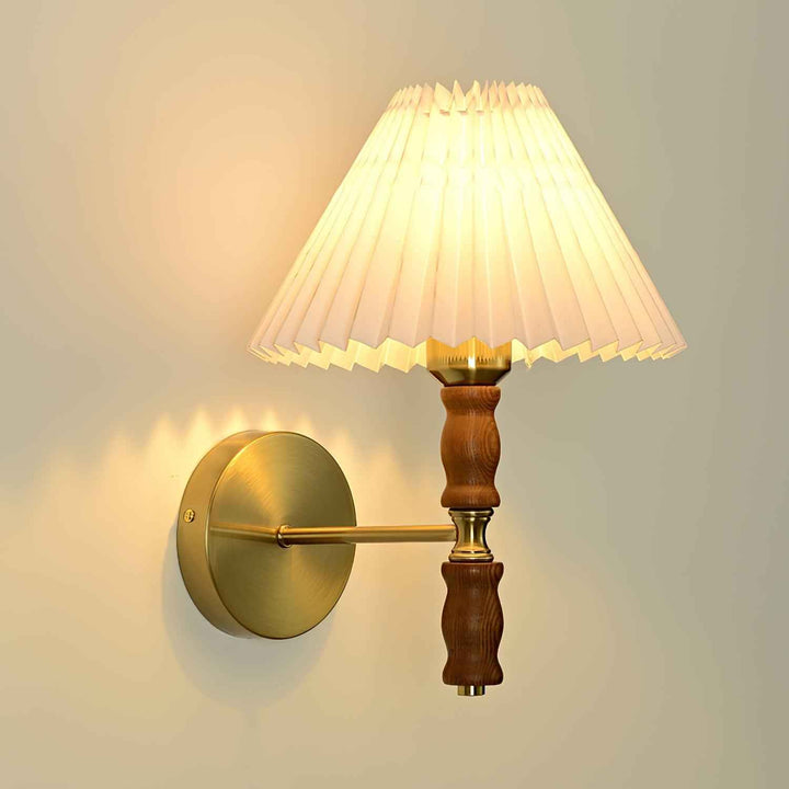 Ernest Métal 31cm Noyer LED