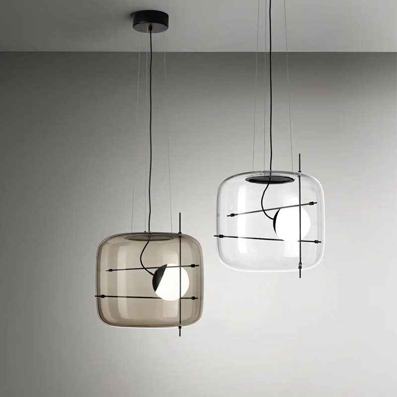 Lune Lampe Pendante en Verre Contemporaine - Neutralighting