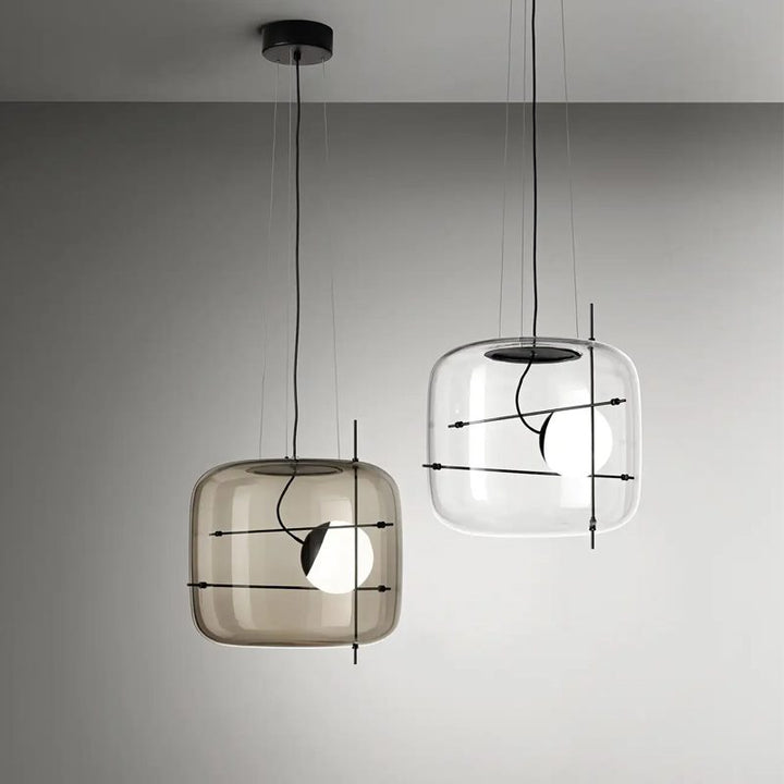 Lune Lampe Pendante en Verre Contemporaine - Neutralighting