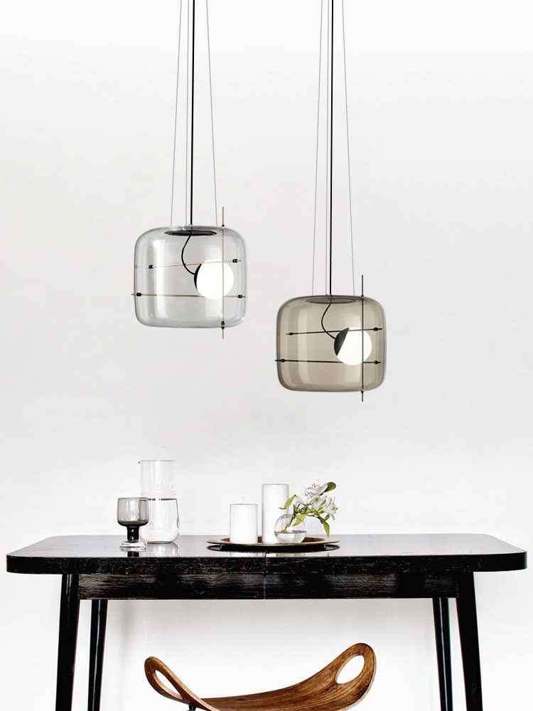 Lune Lampe Pendante en Verre Contemporaine - Neutralighting