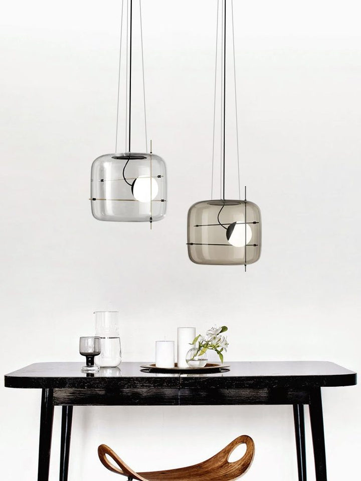 Lune Lampe Pendante en Verre Contemporaine - Neutralighting