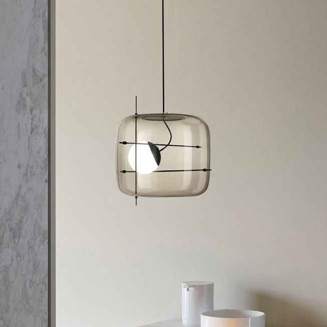 Lune Lampe Pendante en Verre Contemporaine - Neutralighting