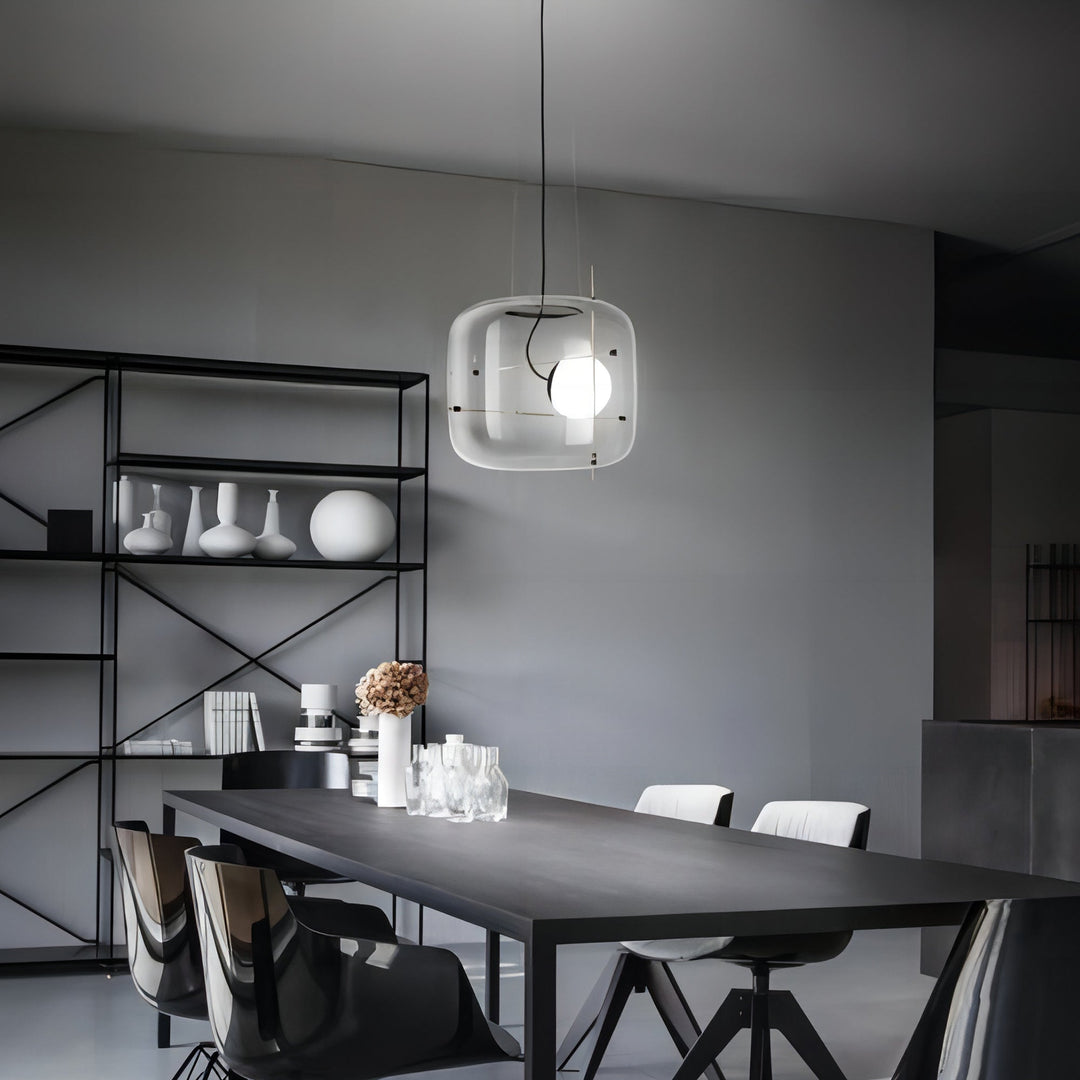 Lune Lampe Pendante en Verre Contemporaine - Neutralighting