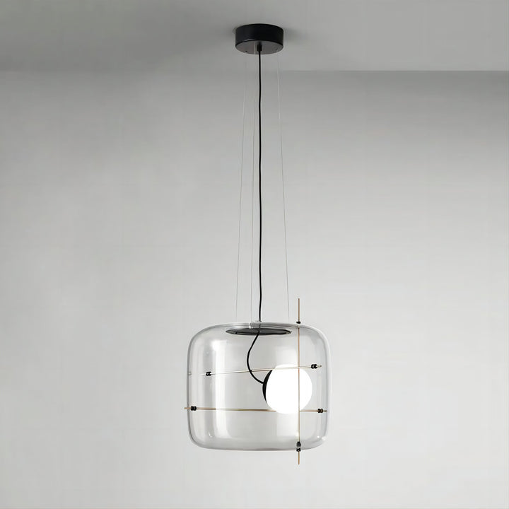 Lune Lampe Pendante en Verre Contemporaine - Neutralighting