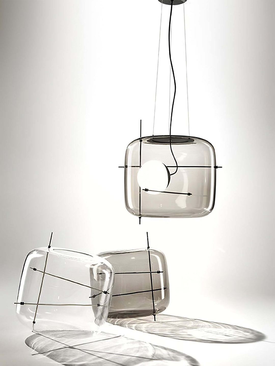 Lune Lampe Pendante en Verre Contemporaine - Neutralighting