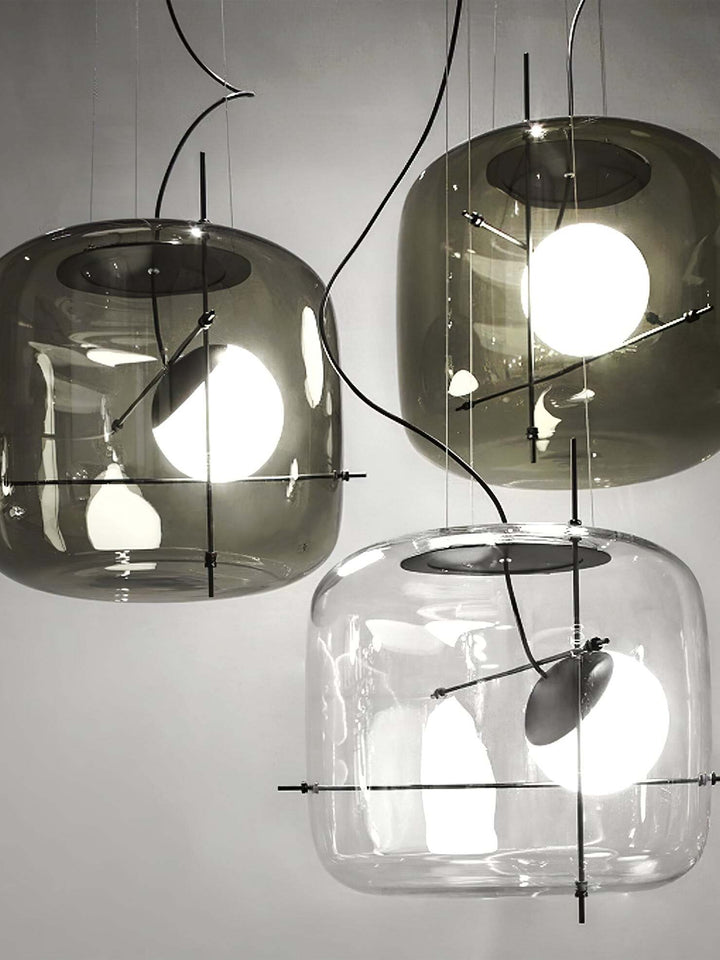 Lune Lampe Pendante en Verre Contemporaine - Neutralighting