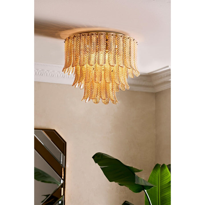 Vosolara Plafonnier Laiton Verre Luxe - Neutralighting