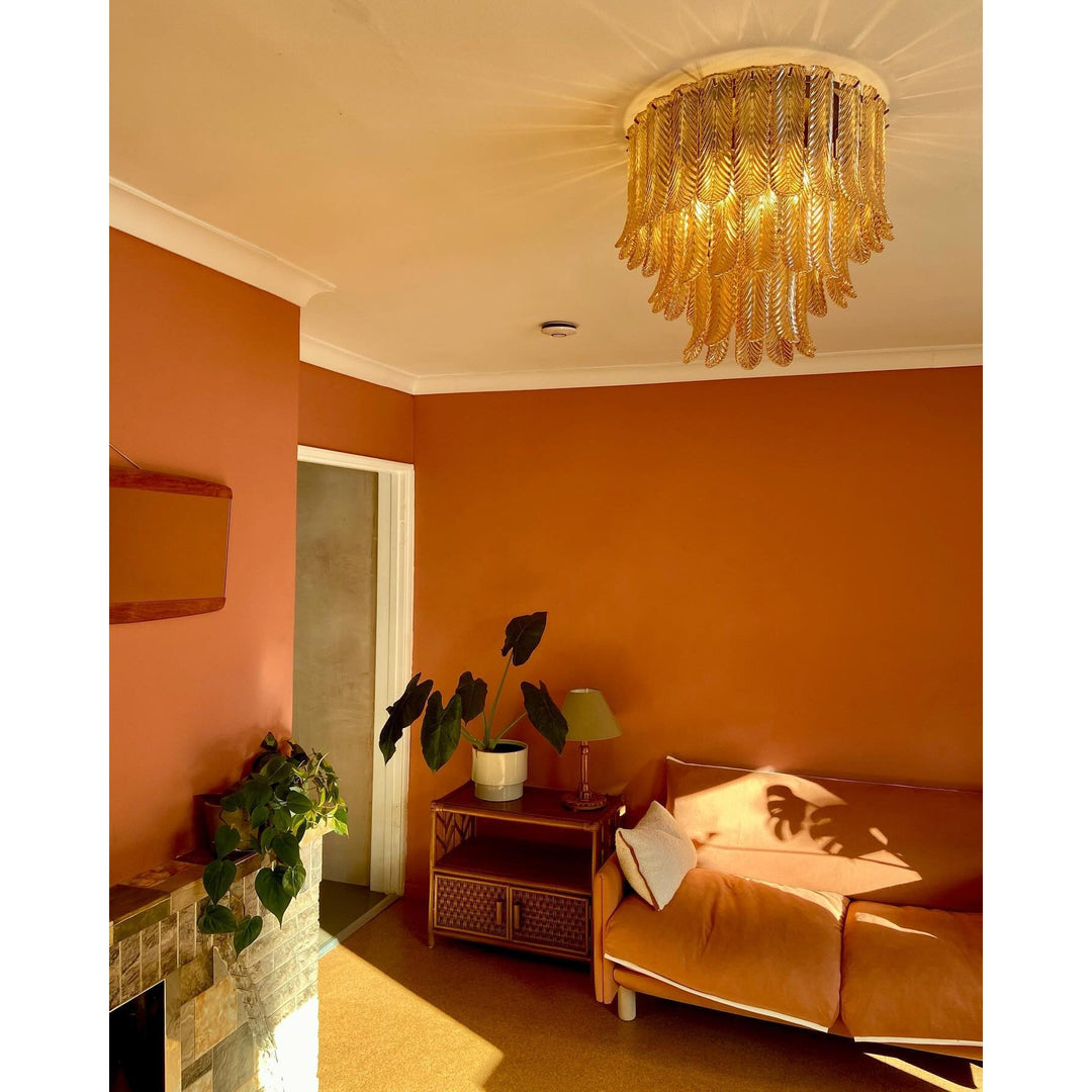 Vosolara Plafonnier Laiton Verre Luxe - Neutralighting