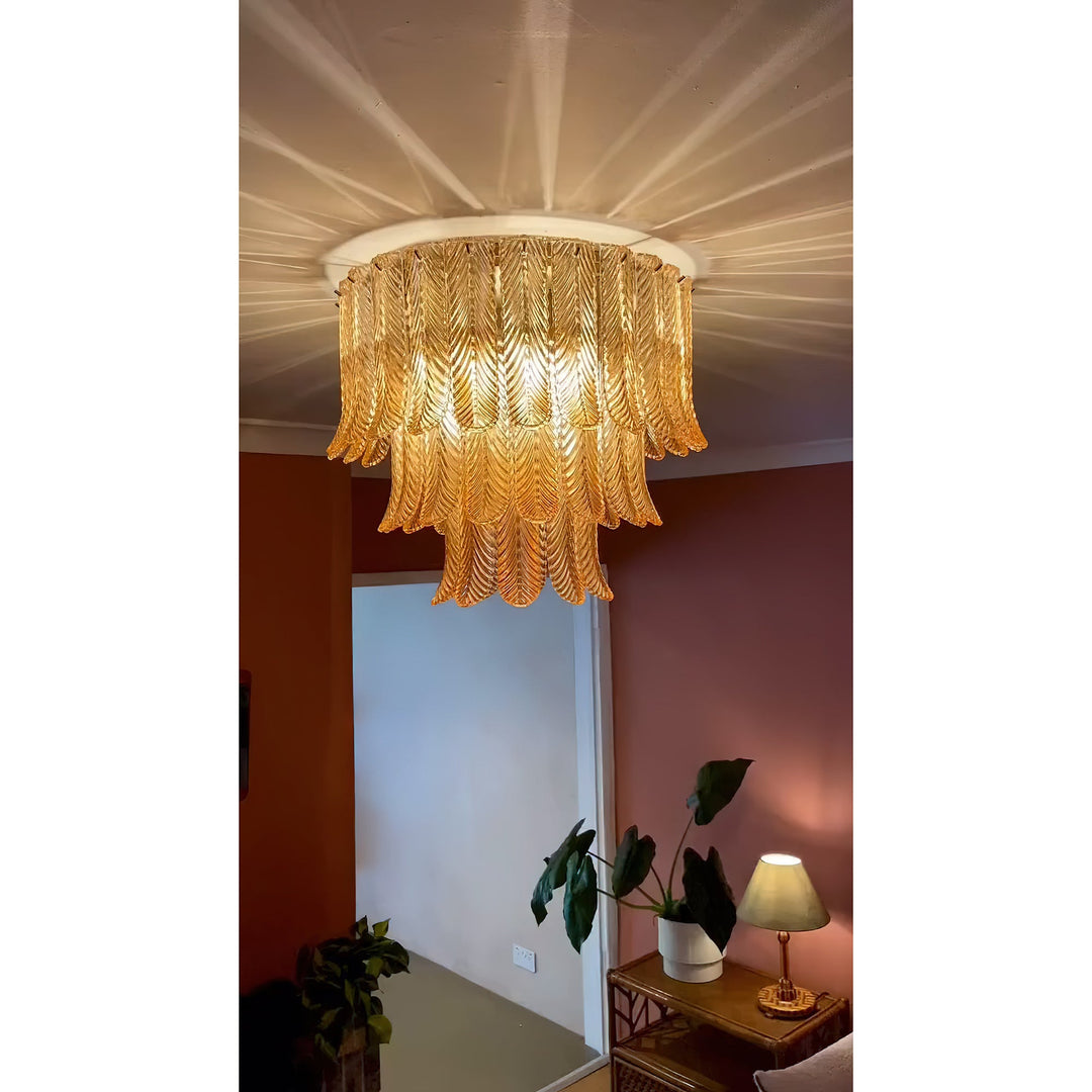Vosolara Plafonnier Laiton Verre Luxe - Neutralighting