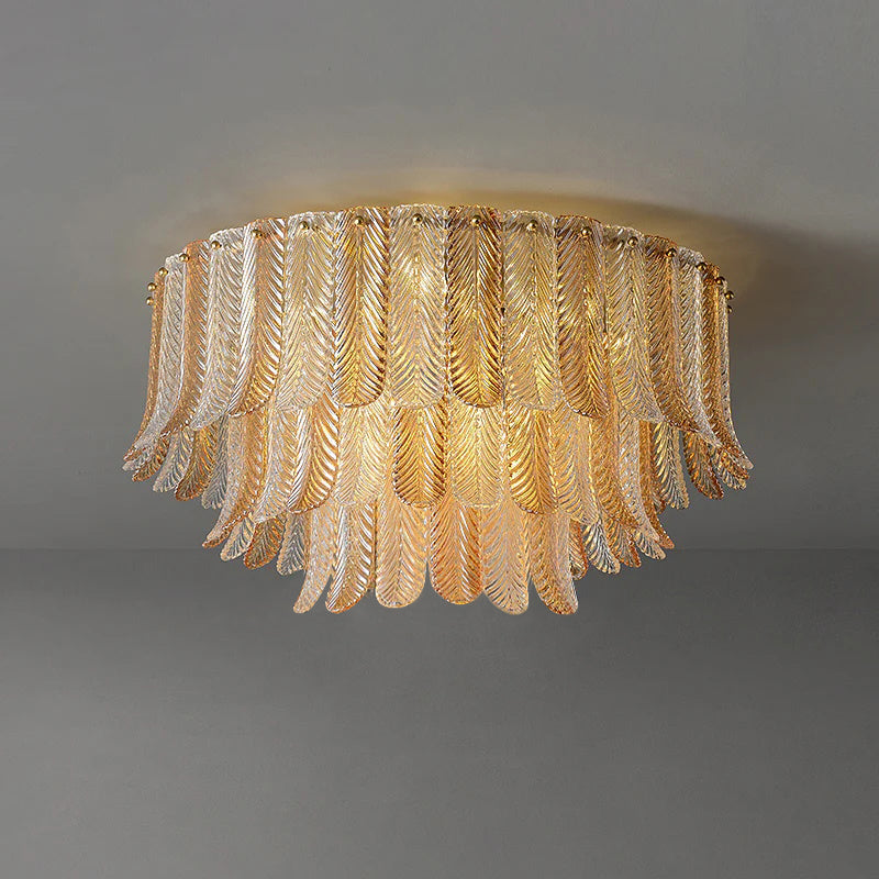 Vosolara Plafonnier Laiton Verre Luxe - Neutralighting