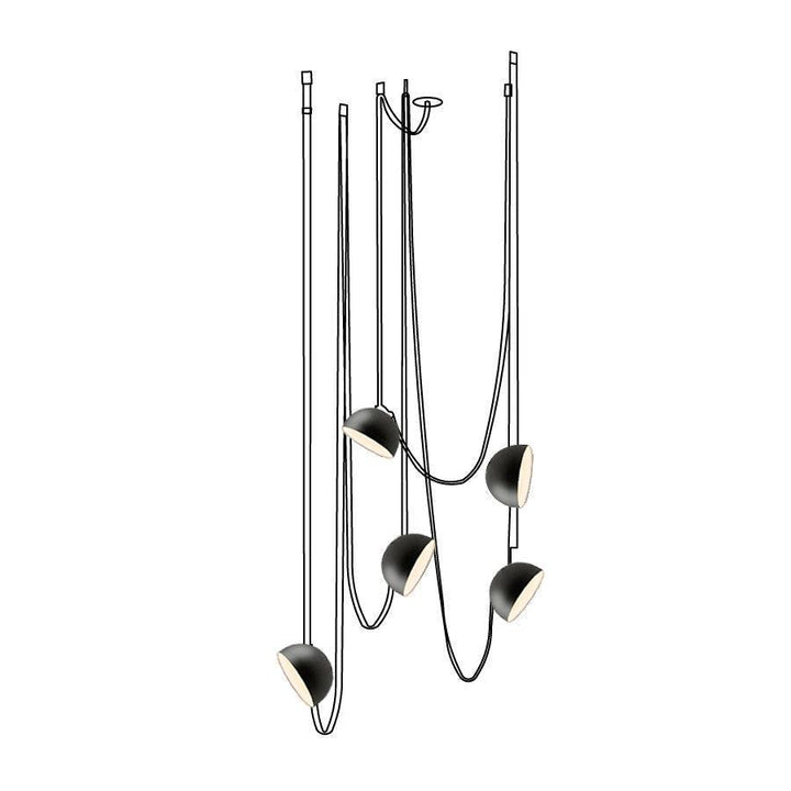 Cog Suspension Moderne Minimaliste en Cuir - Neutralighting