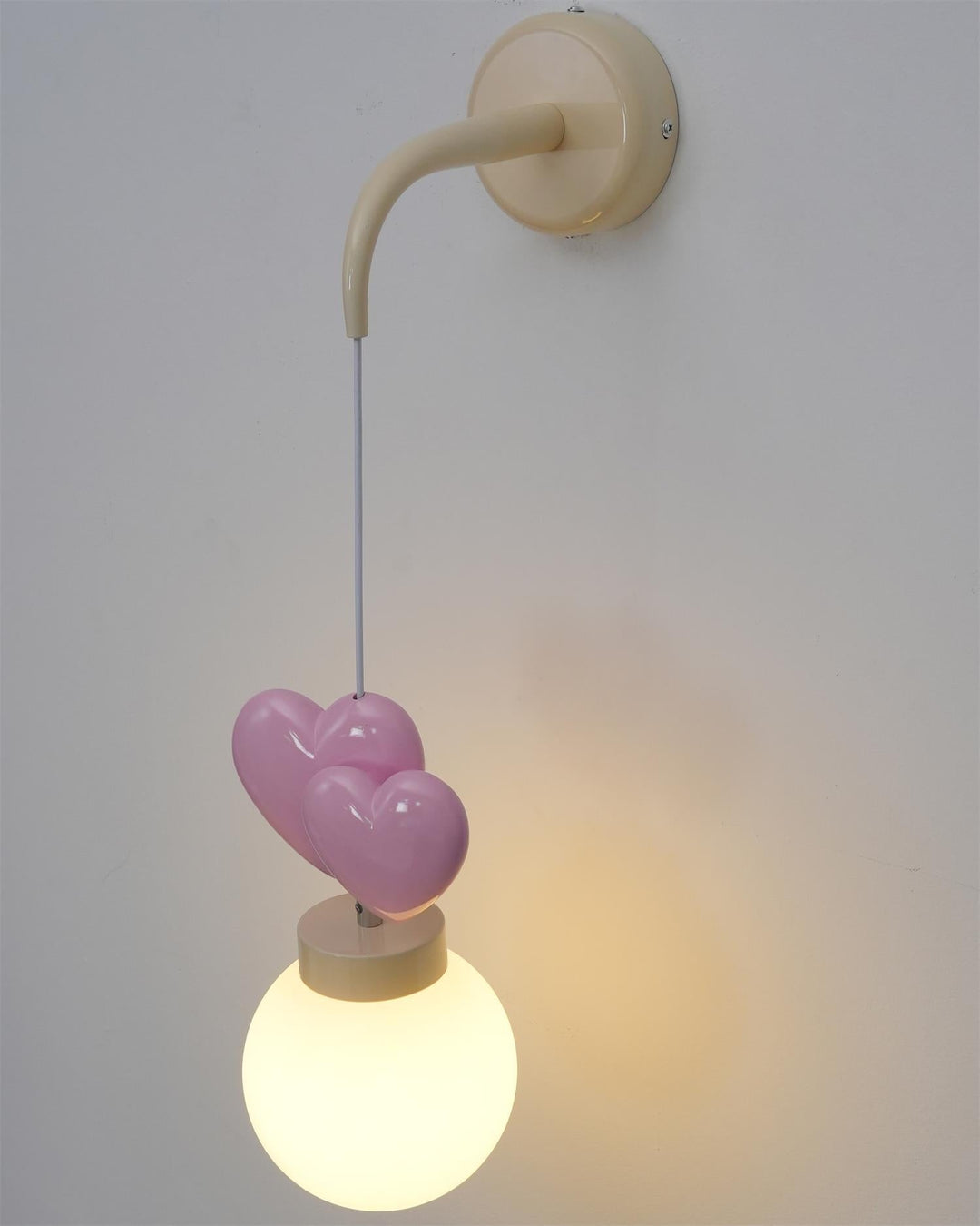Riva Applique Murale Résine Cœur Verre - Neutralighting