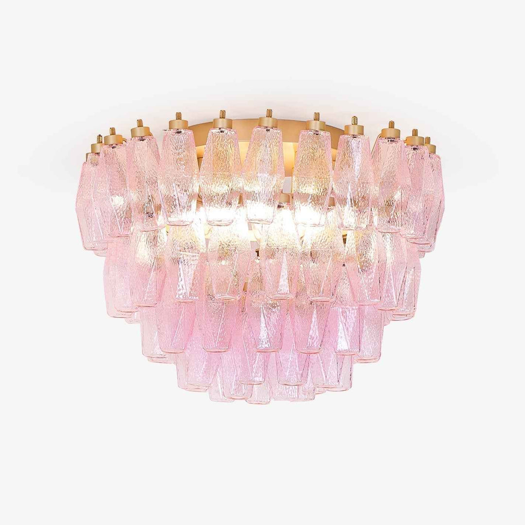 Aurora Verre 65cm Doré LED