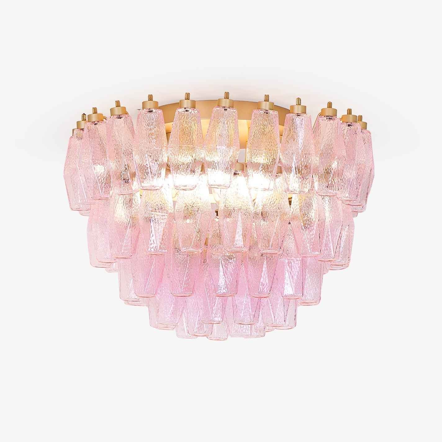 Aurora Verre 65cm Doré LED