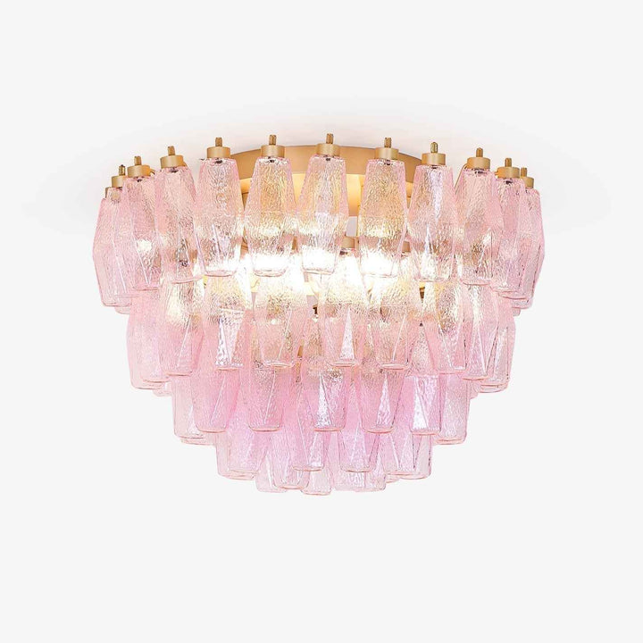 Aurora Verre 65cm Doré LED