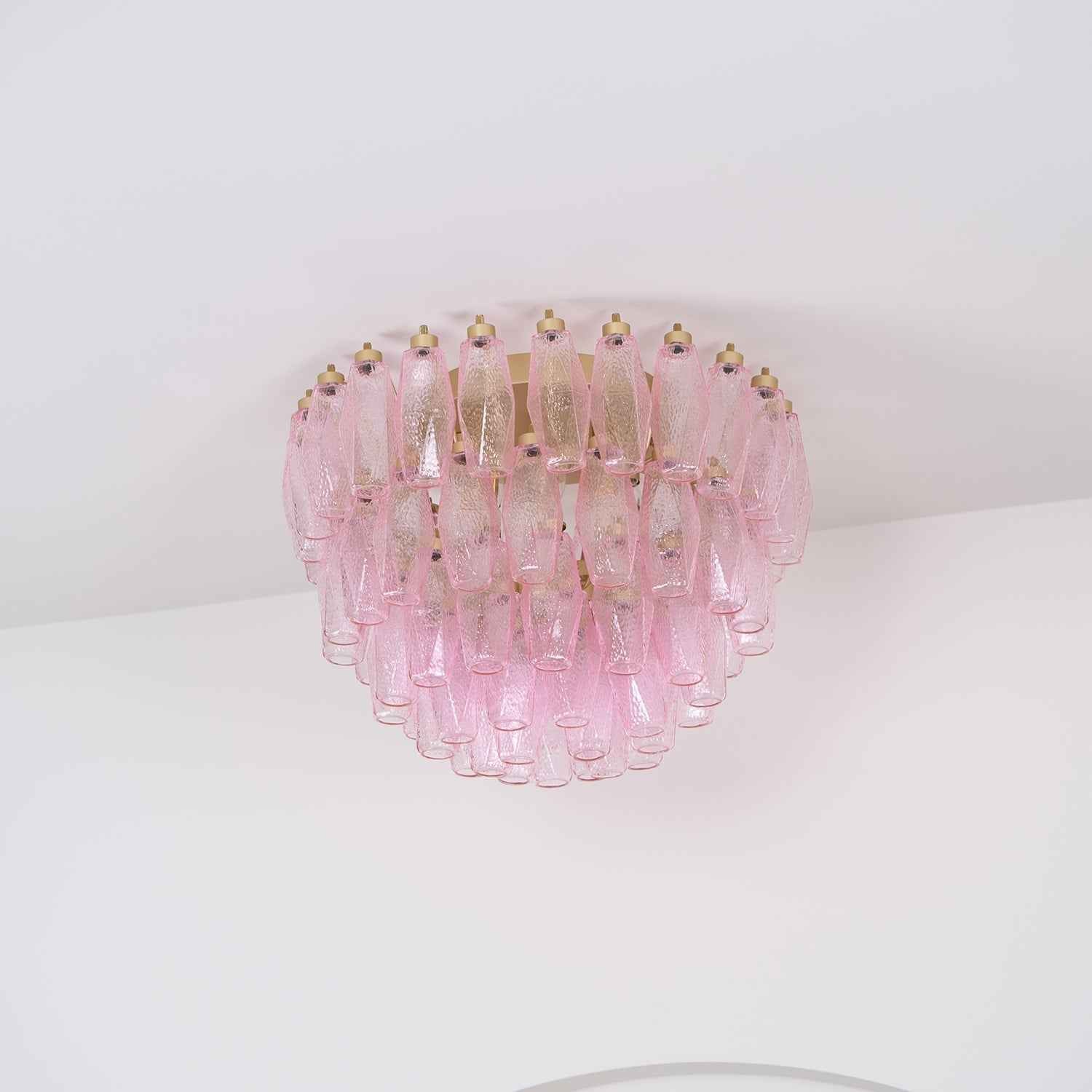 Aurora Verre 65cm Doré LED