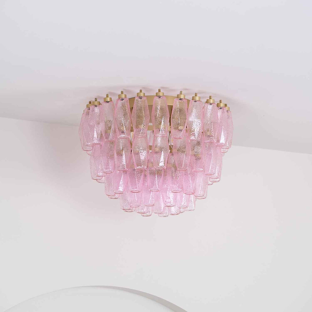 Aurora Verre 65cm Doré LED