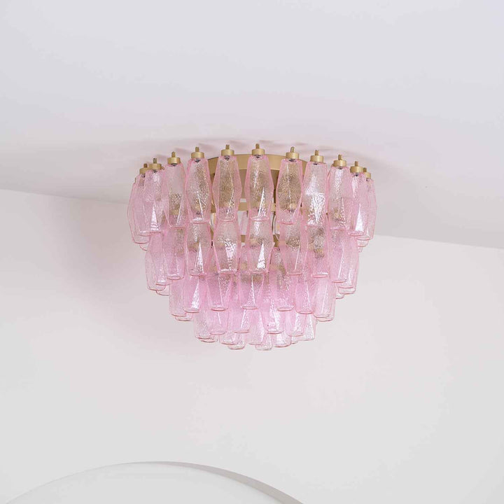 Aurora Verre 65cm Doré LED