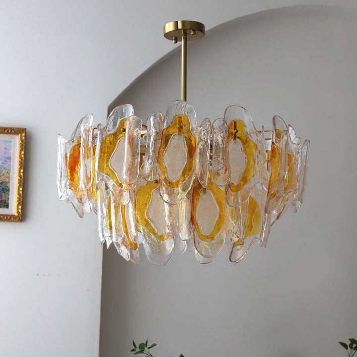 Zecaryra Lustre en Verre Luxe Postmoderne - Neutralighting
