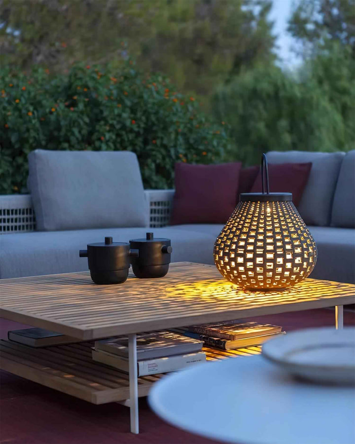 Poltrona Acier 36cm Noir LED