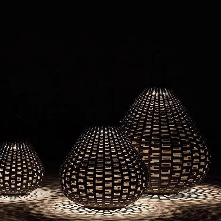 Poltrona Lampe Extérieure Lanterne Rattan Goutte d&