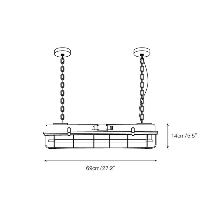 Usorel Suspension Métal Minimaliste Moderne - Neutralighting