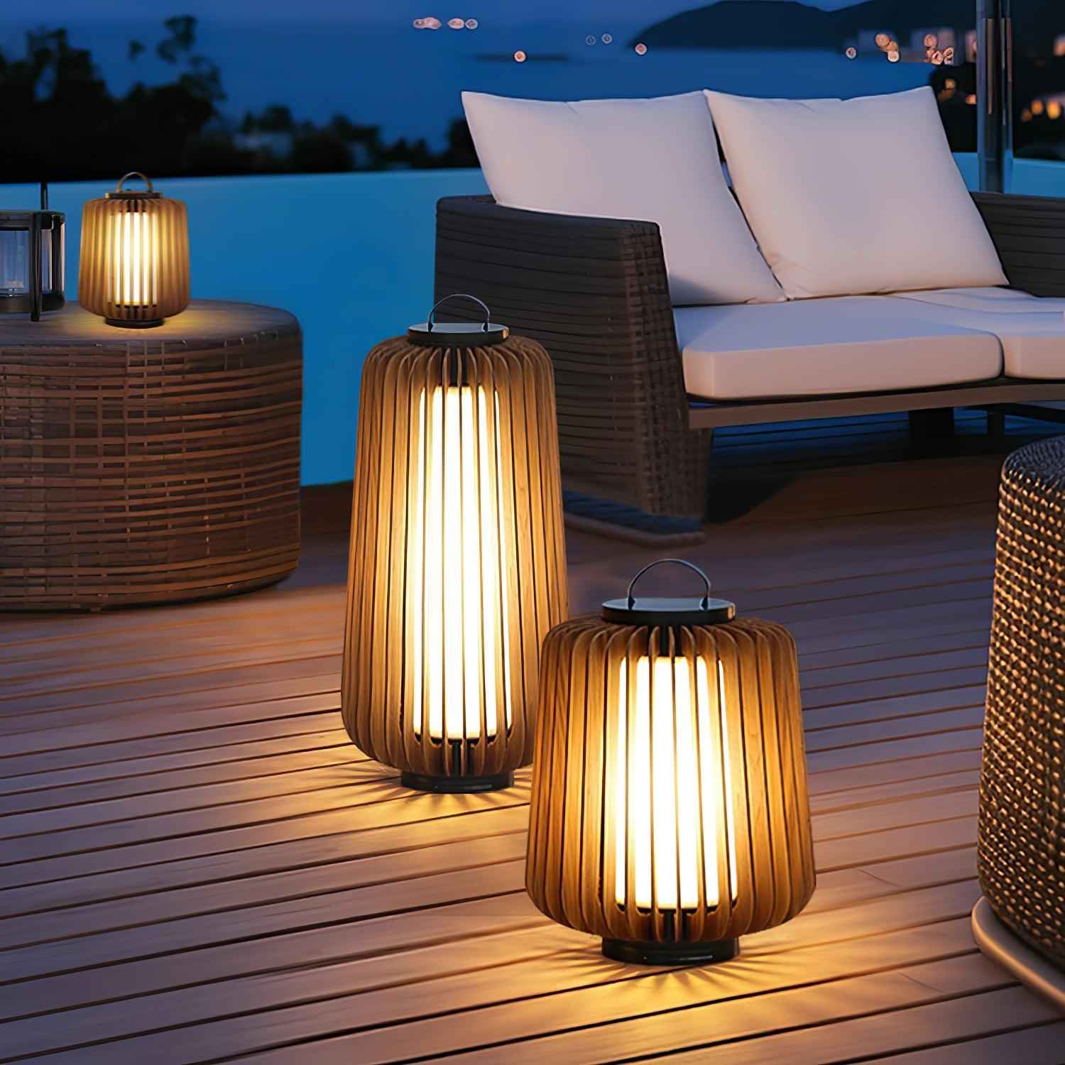 Ulmaran Métal 20cm Noir LED