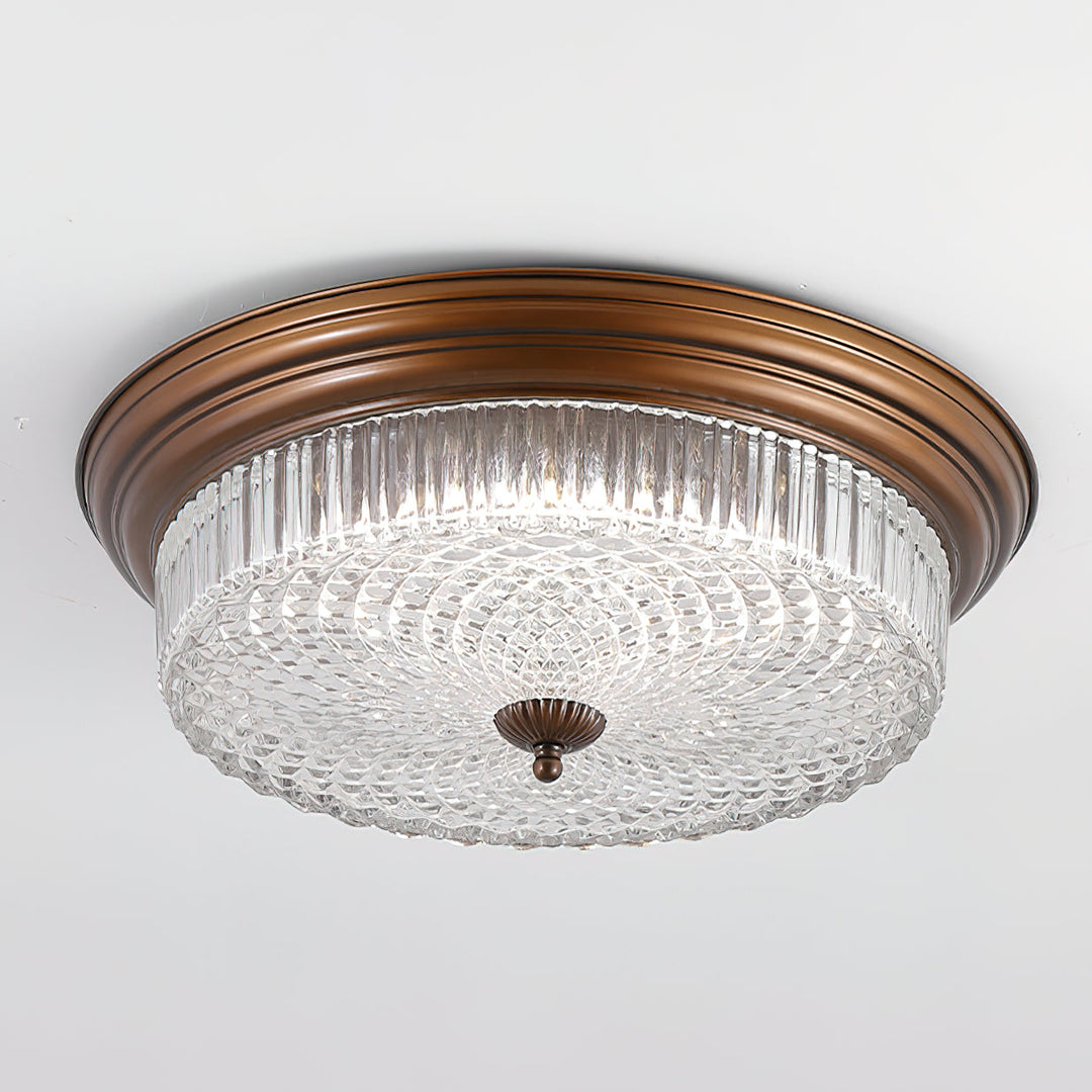 Ulcarir Lampe de Plafond Métal Verre Rétro Minimaliste Moderne - Neutralighting