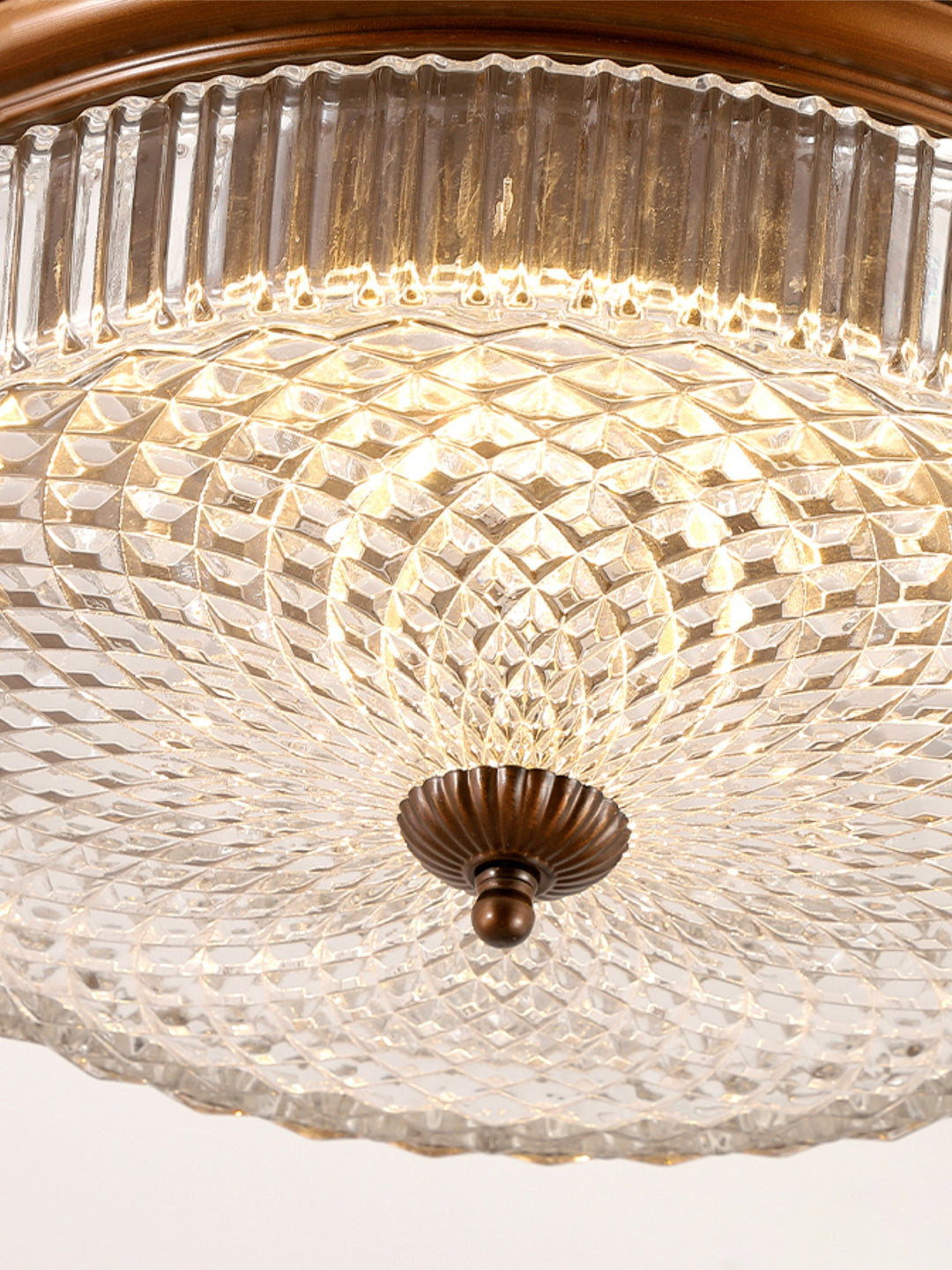 Ulcarir Lampe de Plafond Métal Verre Rétro Minimaliste Moderne - Neutralighting