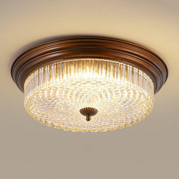 Ulcarir Lampe de Plafond Métal Verre Rétro Minimaliste Moderne - Neutralighting