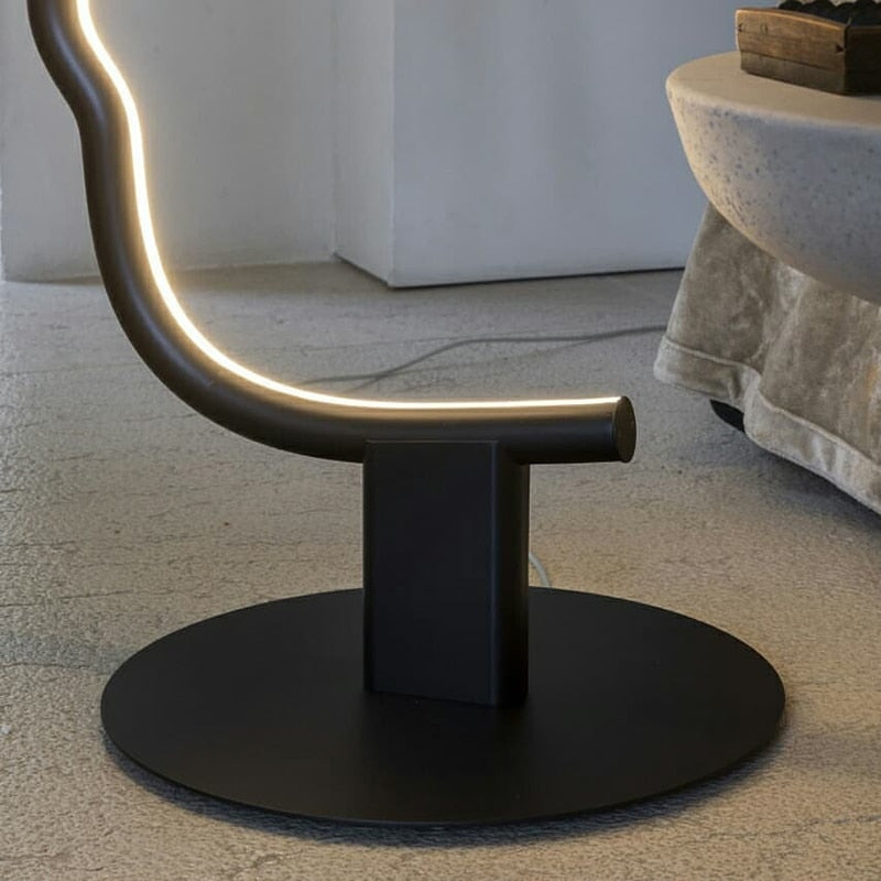 Ray Lampe sur pied Led visage de humain postmoderne pour la chambre - Neutralighting