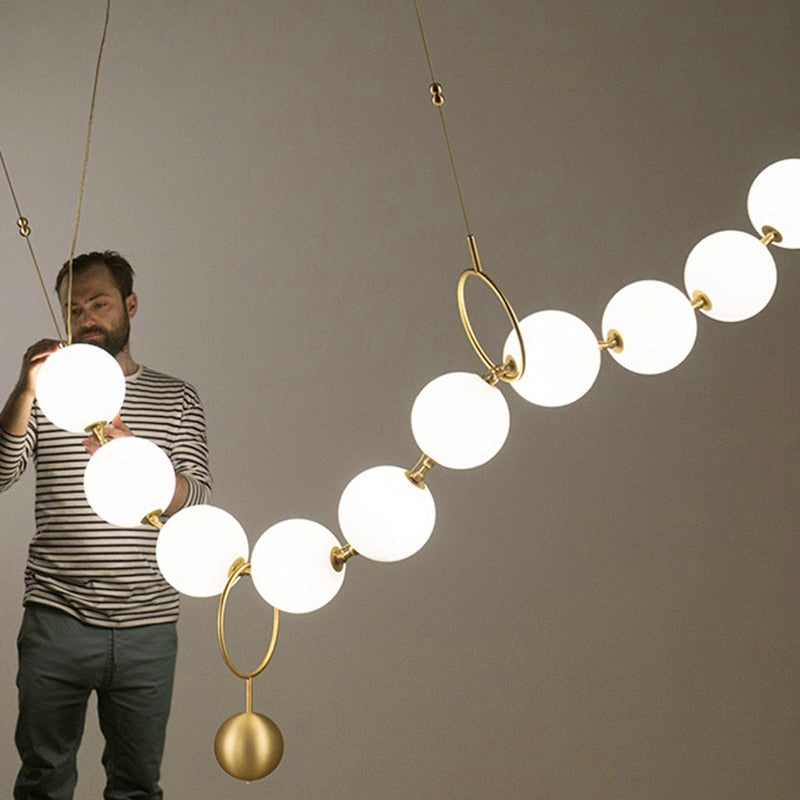Valentina Lampe à suspension boule de Loft postmoderne Design de collier créatif - Neutralighting