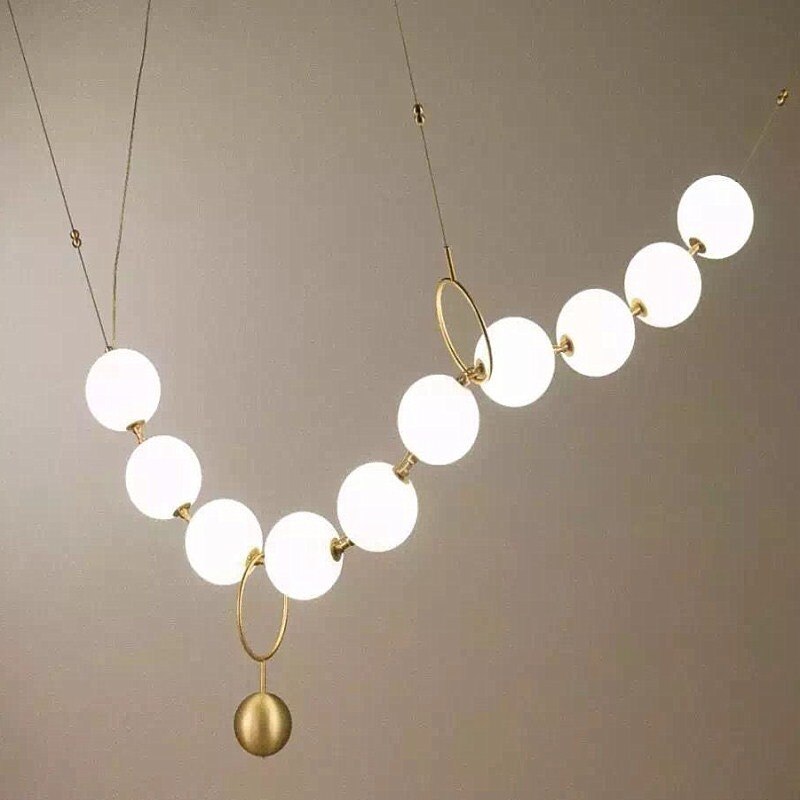 Valentina Lampe à suspension boule de Loft postmoderne Design de collier créatif - Neutralighting