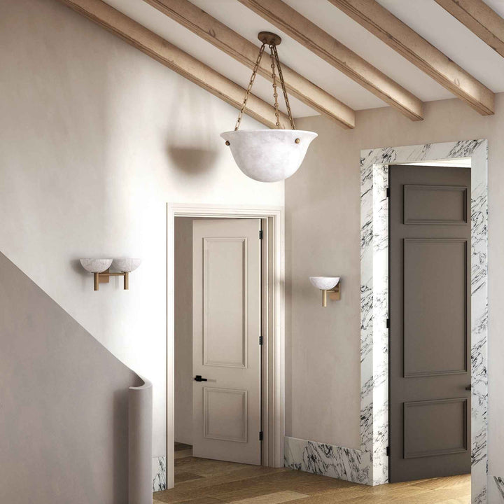 Lampe Weft en Laiton – Design Contemporain
