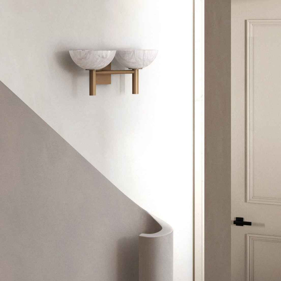 Lampe Weft en Laiton – Design Contemporain