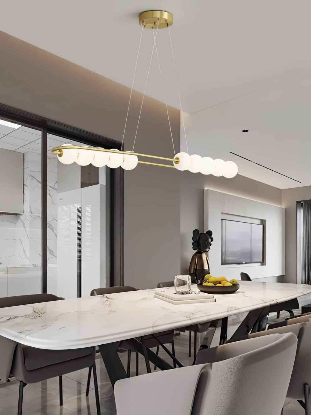 Linea Suspension Laiton Contemporaine - Neutralighting