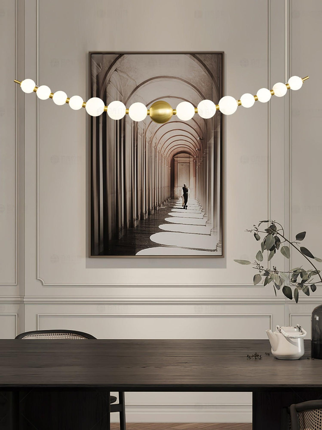 Linea Suspension Laiton Contemporaine - Neutralighting