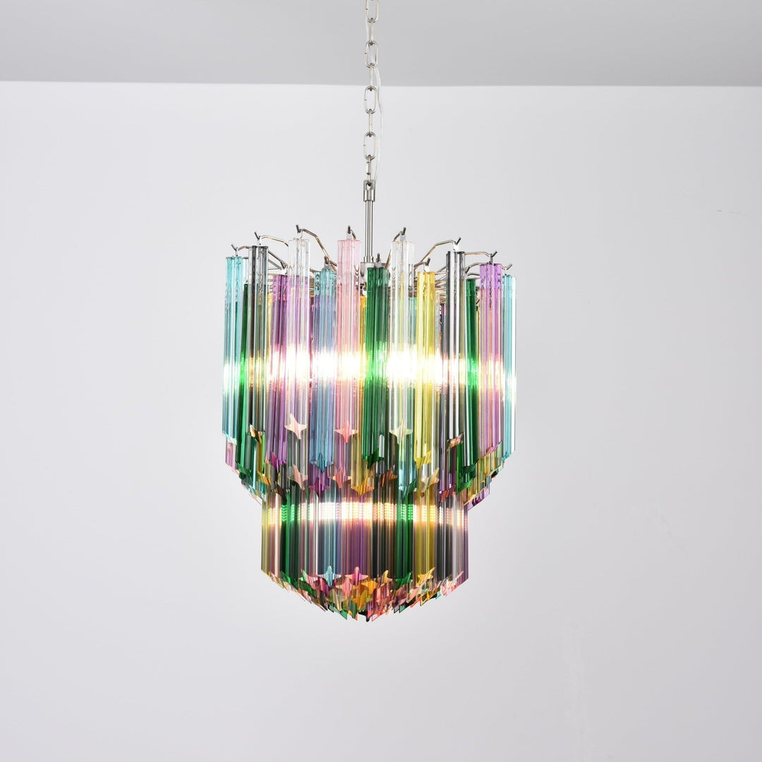 Aurora Lustre Murano Verre Coloré Prisme - Neutralighting