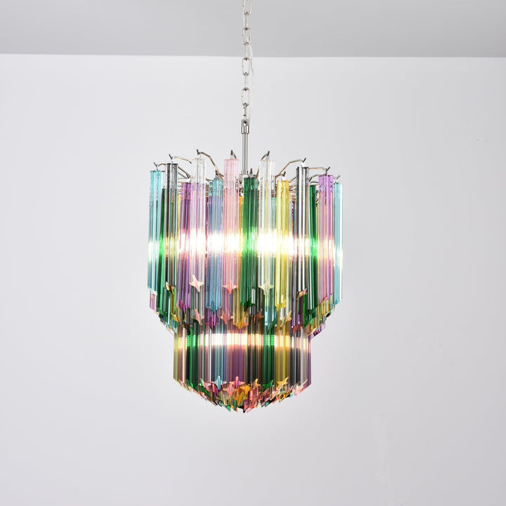 Aurora Lustre Murano Verre Coloré Prisme - Neutralighting