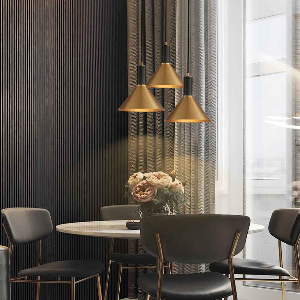 Orion Lampe Pendante Conique en Laiton - Neutralighting